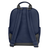 Moleskine Mochila de Cuero Colección Classic, Mochila para PC compatible con Tablet, Laptop iPad hasta 15", Dimensiones 32 x 42 x 11 cm, Azul Zafiro