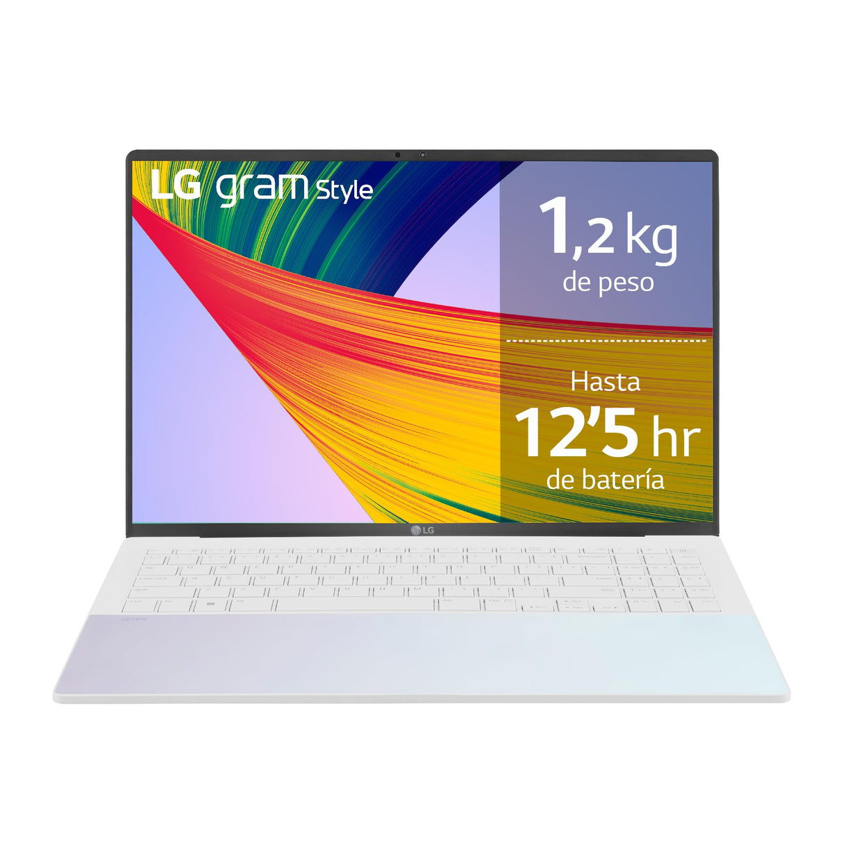 LG Gram STYLE 16Z90RS-G.AD74B - Ordenador Portátil, 16 Pulgadas OLED FHD, Intel Core EVO i7 13ª Gen, Windows 11 Home, 32 GB RAM, 512GB SSD, 1.2Kg, 12.5hr de Autonomía, White ICE
