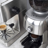 H.Koenig Molinillo de café eléctrico profesional GRD830, Trituradora pro, Sistema de molido cónico, 16 tamaños de molido, Potencia 130W, 400g, Molinillo extraíble, Cuerpo de aluminio, Fácil limpieza