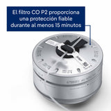 Dräger PARAT 5520 | Máscara respiratoria de Escape con Filtro CO P2 | Protección ergonómica contra Gases de Incendios, vapores y combustión | Estuche portátil