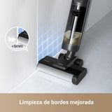 dreame H12S Aspiradora en Seco y Húmedo, 16000Pa Potencia Aspiradora Escoba Sin Cable, Múltiples Modos de Limpieza, Secado con Aire Caliente, Detección Inteligente de Suciedad, Negro