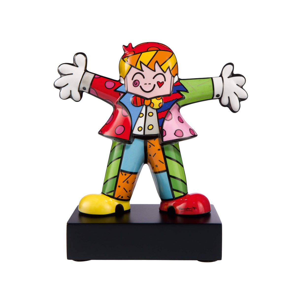 Goebel Hug Too Pop Art Romero Britto - Figura Decorativa (15,5 cm)