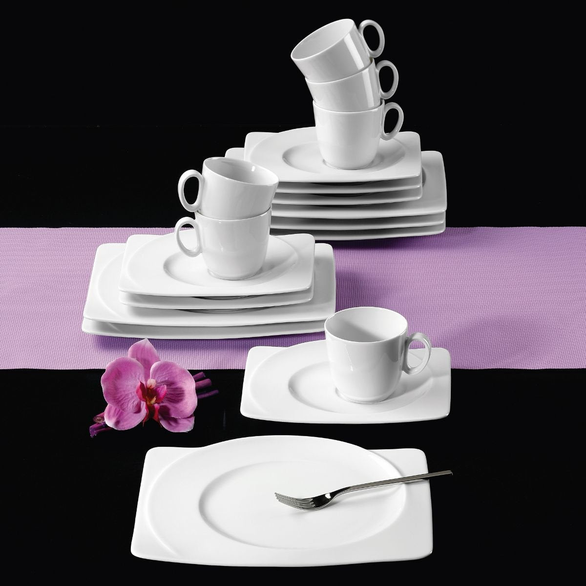 Seltmann Servicio de café, Porcelana, Blanco
