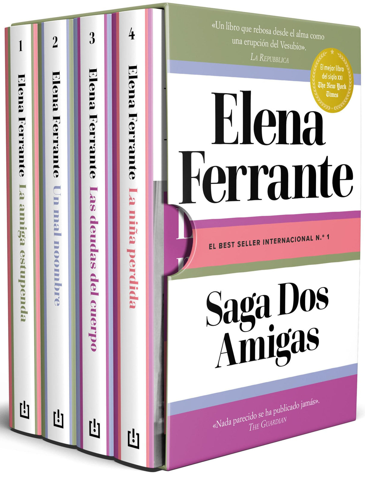 Saga Dos amigas (La amiga estupenda | Un mal nombre | Las deudas del cuerpo | La niña perdida): La amiga estupenda / Un mal nombre / Las deudas del cuerpo / La niña perdida: 1-4 (Best Seller)