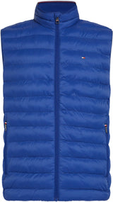 Tommy Hilfiger Chaleco Hombre Packable Recycled Vest cuello alto, Azul (Wedge Blue), XXL