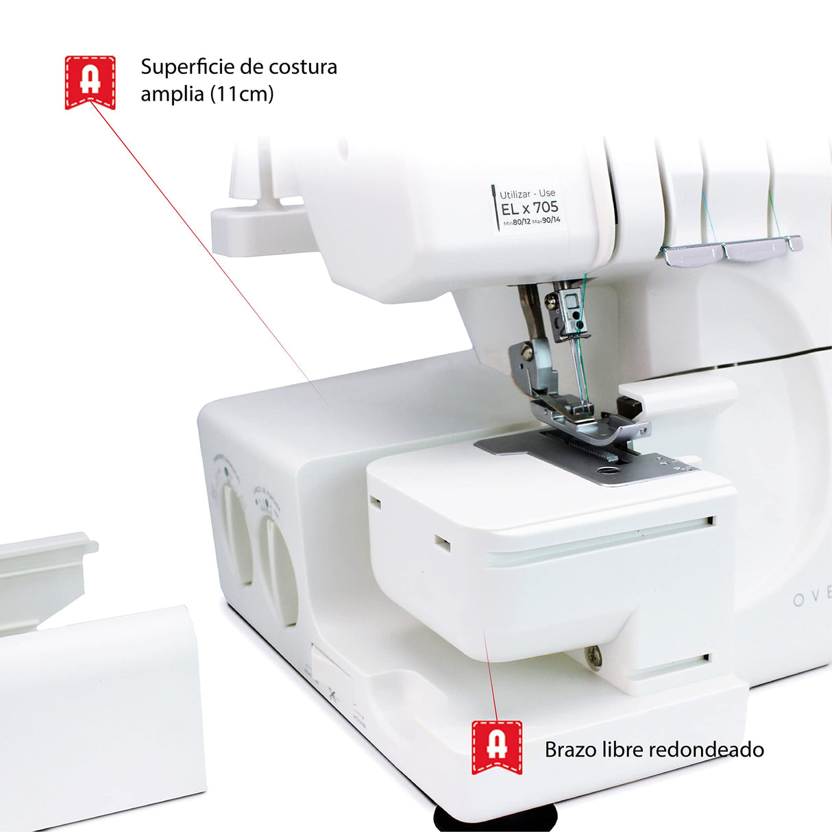 ALFA Profesional 8707+, Plástico, Blanco, 39 X 32 X 35 Cm.