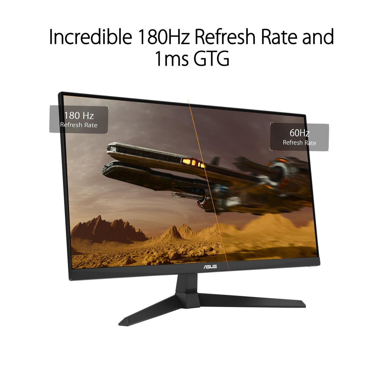 ASUS Monitor TUF Gaming VG279Q3A 27" (Full HD (1920x1080), 180Hz, Fast IPS, ELMB Sync, 1ms (GTG), FreeSync Premium, compatible con G-Sync, Overdrive Variable, 99% sRGB)