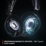 SteelSeries Arctis Nova Pro Wireless - Cascos Gaming Inalámbricos Multisistema - Controladores magnéticos de neodimio - Cancelación de Ruido - Infinity Power System - PC, PS5, PS4, Switch 2, Móvil