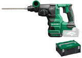 HIKOKI DH3628DAW2Z Martillo perforador y cincelador SDS-plus 36V sin escobillas alta potencia y precisión