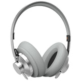 ECHO Head Band - Auriculares de Audio inalámbricos ANC, Color Gris Metal, reducción de Ruido Activa, diseño de Arco, Calidad de Sonido Premium