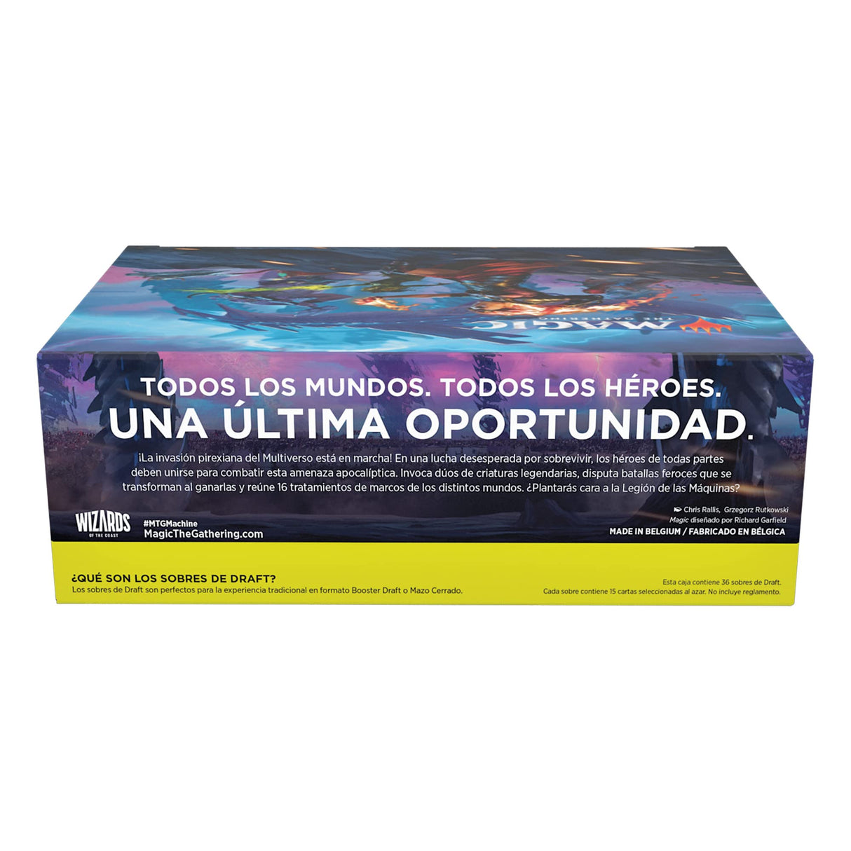 Caja de sobres de Draft de Marcha de las máquinas, de Magic: The Gathering, 36 sobres (Versión en Español)