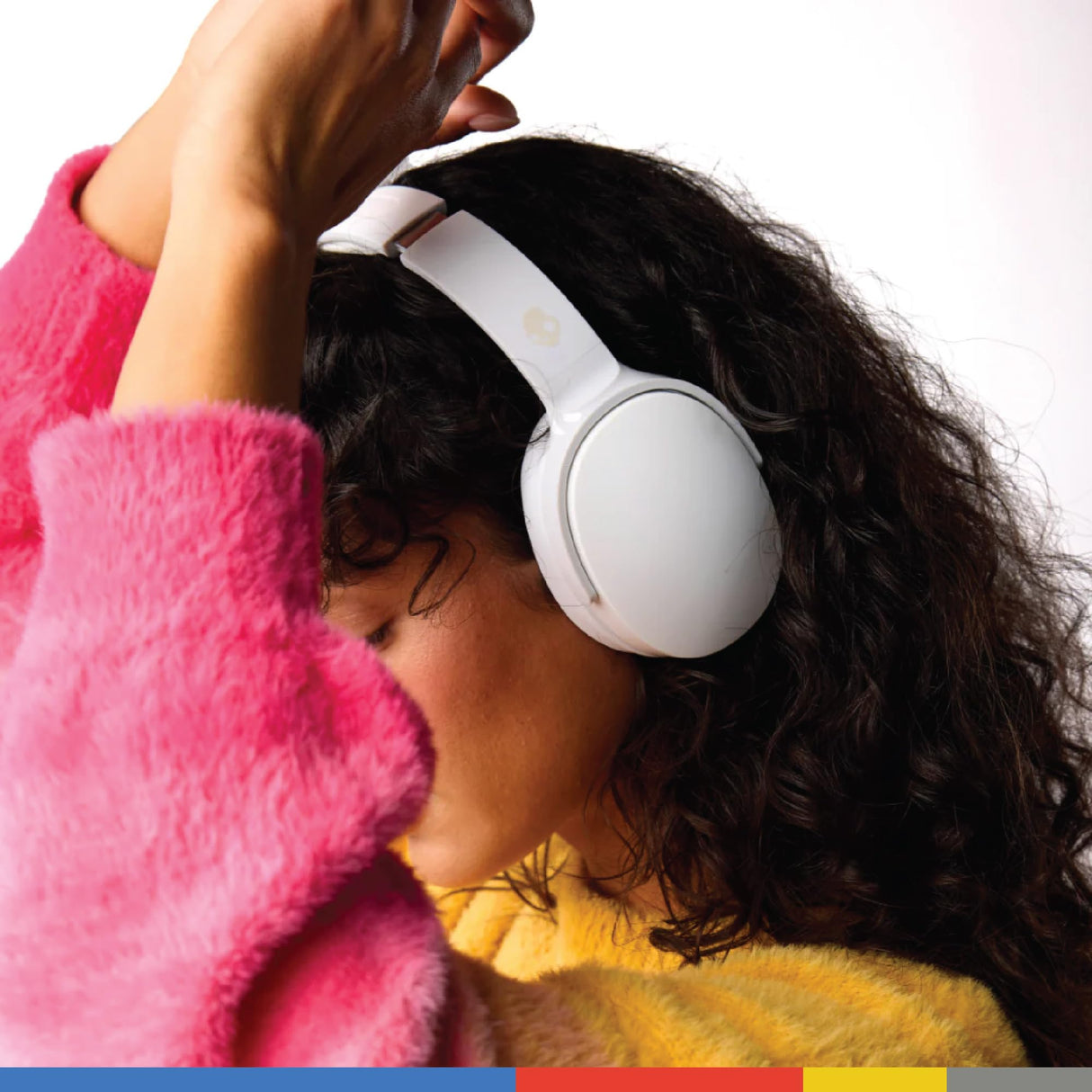 Skullcandy Hesh EVO Cascos Over-Ear Inalámbricos, Extra Charging Cable, 36 h de Autonomía, Micrófono, Compatibles con iPhone Android y Dispositivos Bluetooth, Bone