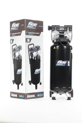 FIAC Compresor de Aire Vertical Silencioso SUPERSILENT 50V, Sin Aceite, Presión Máxima 8 Bar, 1 Hp, Depósito 50 Litros, Nivel sonoro 58 dB LpA