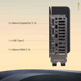 ASUS ProArt - Tarjeta gráfica Nvidia GeForce RTX 5070 Ti OC Edition, 16 GB GDDR7, 256 bits, PCIe 5.0, 2,5 Ranuras, 1 HDMI 2.1, 3 DisplayPort 2.1, USB-C, GPU Tweak III, Negro, PROART-RTX5070TI-O16G