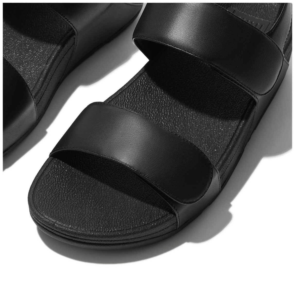 Fitflop Lulu, Sandalias Planas Mujer, Todo Negro, 39 EU