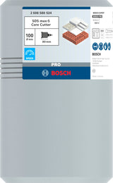 Bosch 2 608 580 524 - Corona perforadora hueca SDS-max-9-100 x 80 mm (pack de 1)