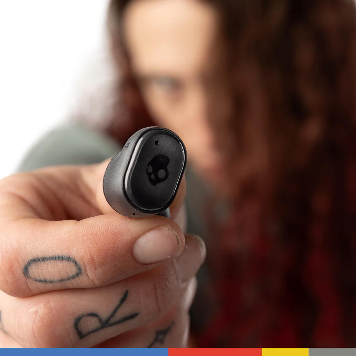 Skullcandy Grind Auriculares In-Ear Inalámbricos, 40 h de Autonomía, Skull-iQ, con Alexa Habilitada, Micrófono, Compatibles con iPhone Android y Dispositivos Bluetooth - Gris Claro