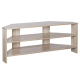 RICOO Mueble TV Salon 110 x 45 x 36 cm WM069-ES Mesa televisión pequeña Roble marrón Sonoma