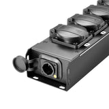 Adam Hall Accessories PRO PORT 6 T - BASE DE ENCHUFES CON 6 TOMAS IP54 + ENTRADA/SALIDA POWER TWIST TR1