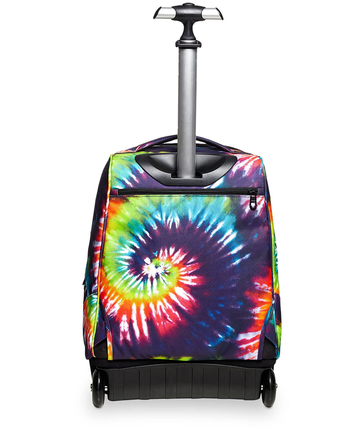 Invicta Mochila con ruedas, TIE&DYE, Bolsa con ruedas para libros, 2 en 1, Mochila+Trolley, Ecológica, para chicos&chicas Para la escuela, Deporte, Tiempo libre, Funda para portátil, estampado