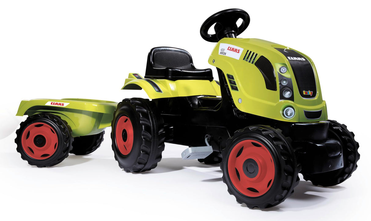 Smoby - Tractor a Pedales con Remolque (710114)