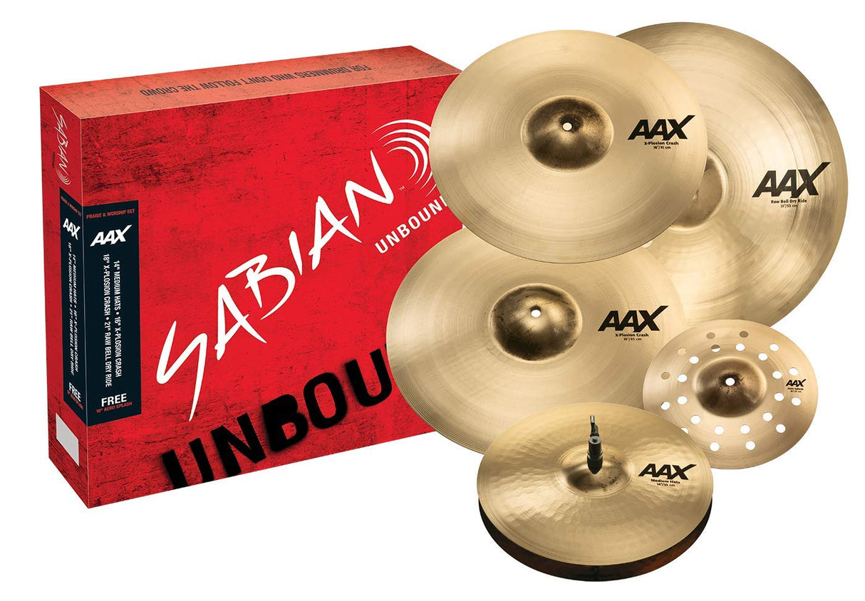 SABIAN AAX - Pack de alabanzas y adoración, acabado brillante