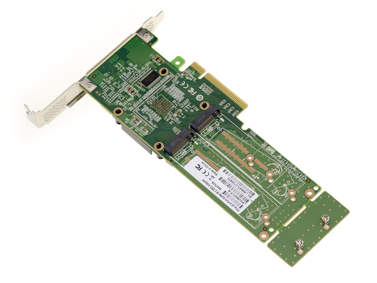 Kalea-INFORMATIQUE Tarjeta controladora M2 PCIe 3.0 x8 para 4 Unidades SSD M.2 NVMe M Key. Conjunto de Chips PLX PEX 8747