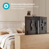 Nedis Motorisierter TV-Lift 37-80" | Maximal unterstützes Bildschirmgewicht: 60 kg | Built-in Schaltschrankbau |