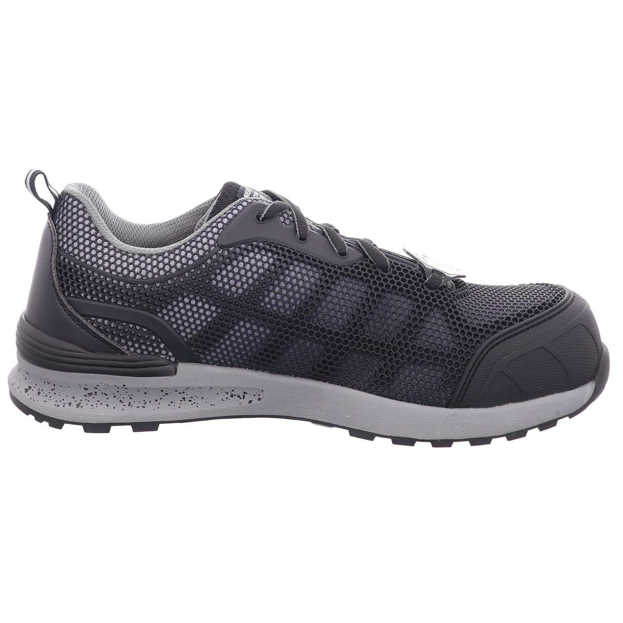 Skechers Bulklin Lyndale, Zapatos de Trabajo Mujer, Negro (Black Textile/Synthetic W/Gray Trim), 39 EU
