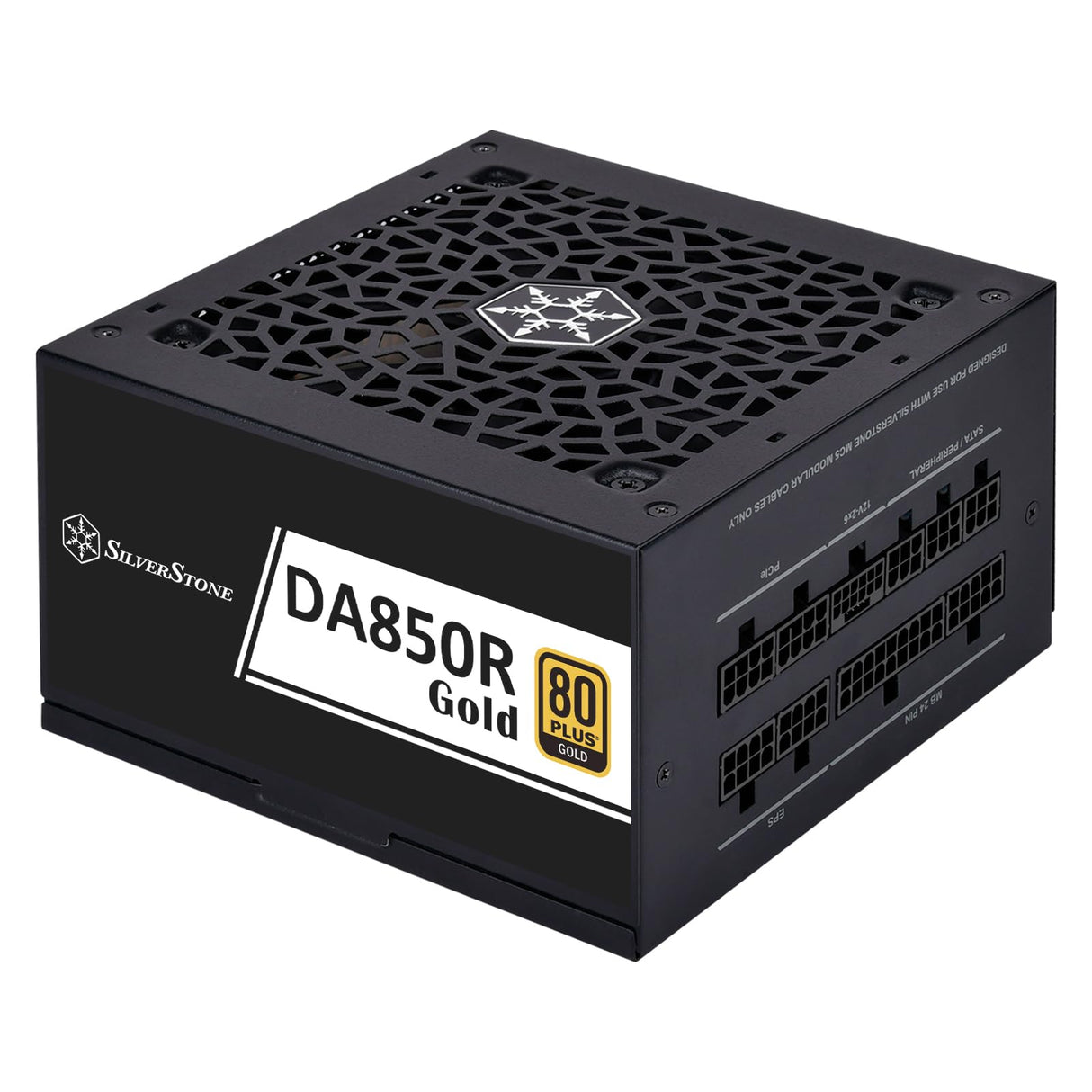 SilverStone Technology DA850R Gold, ATX Totalmente Modular 80 Plus Gold 850W ATX 3,0 y PCIe 5,0, SST-DA850R-GMA