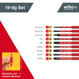 Wiha 2872T13 DIY, Arándano, 0.8-5 N m, Set de 13 Piezas, Cabeza de embrague
