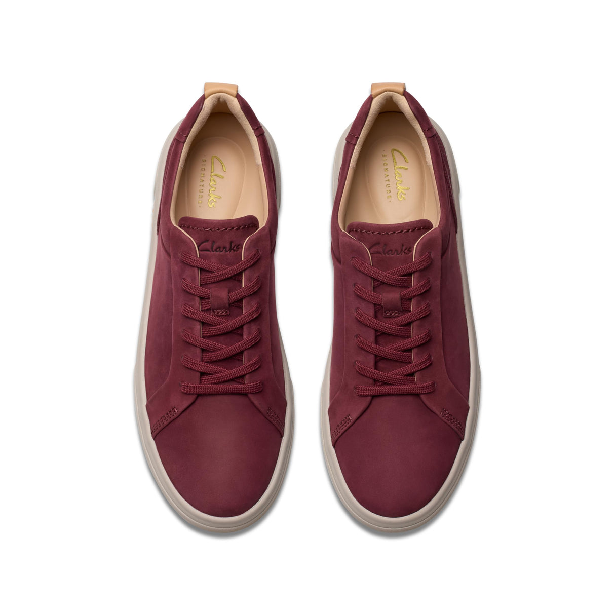 Clarks Hollyhock Walk, Zapatillas Mujer, Burgundy, 38.5 EU