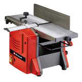 Einhell Cepilladora estacionaria TC-SP 204/2 (1500 W, 9000 rpm, 204 mm de ancho de cepillado, construcción estable para regruesado y planeado, estribo de salida extensible)