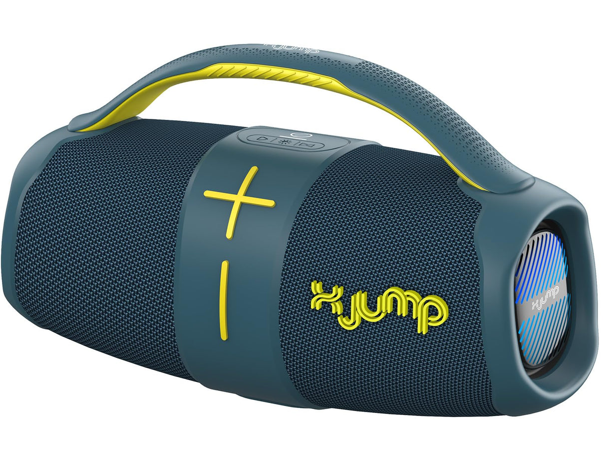 X JUMP XJ 120 Altavoz Inalámbrico Portátil Amplificado 40W, Alto Rendimiento, Función TWS, USB, AUX-IN, Micrófono Incorporado, Altavoz Inalámbrico Resistente al Agua IPX5, Azul