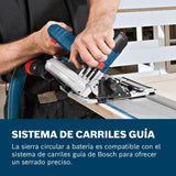 Bosch Professional 18V System GKS 18V-57 G - Sierra circular a batería (disco Ø 165 mm, sin batería, en L-BOXX)