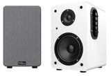 Wiibo Neo 100 White Altavoces Vintage Estanteria Bluetooth HiFi Activos 100w Pareja