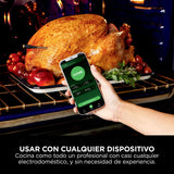 Ninja ProChef Sensor digital de cocina inalámbrico, uso exterior e interior, cocinar, asar y freír con aire, resistente al agua, Bluetooth alcance 50m, conexión a app, automomía 30 h, WP100EU