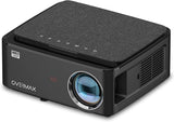 OVERMAX Proyector LED de 80 W con Pantalla de Espejo, Full HD 1080p hasta 200 Pulgadas, Altavoz Integrado, Sistema Android 9.0, duración de la lámpara: 50.000 Horas, Wi-Fi, Bluetooth, 2 HDMI, 2 USB,