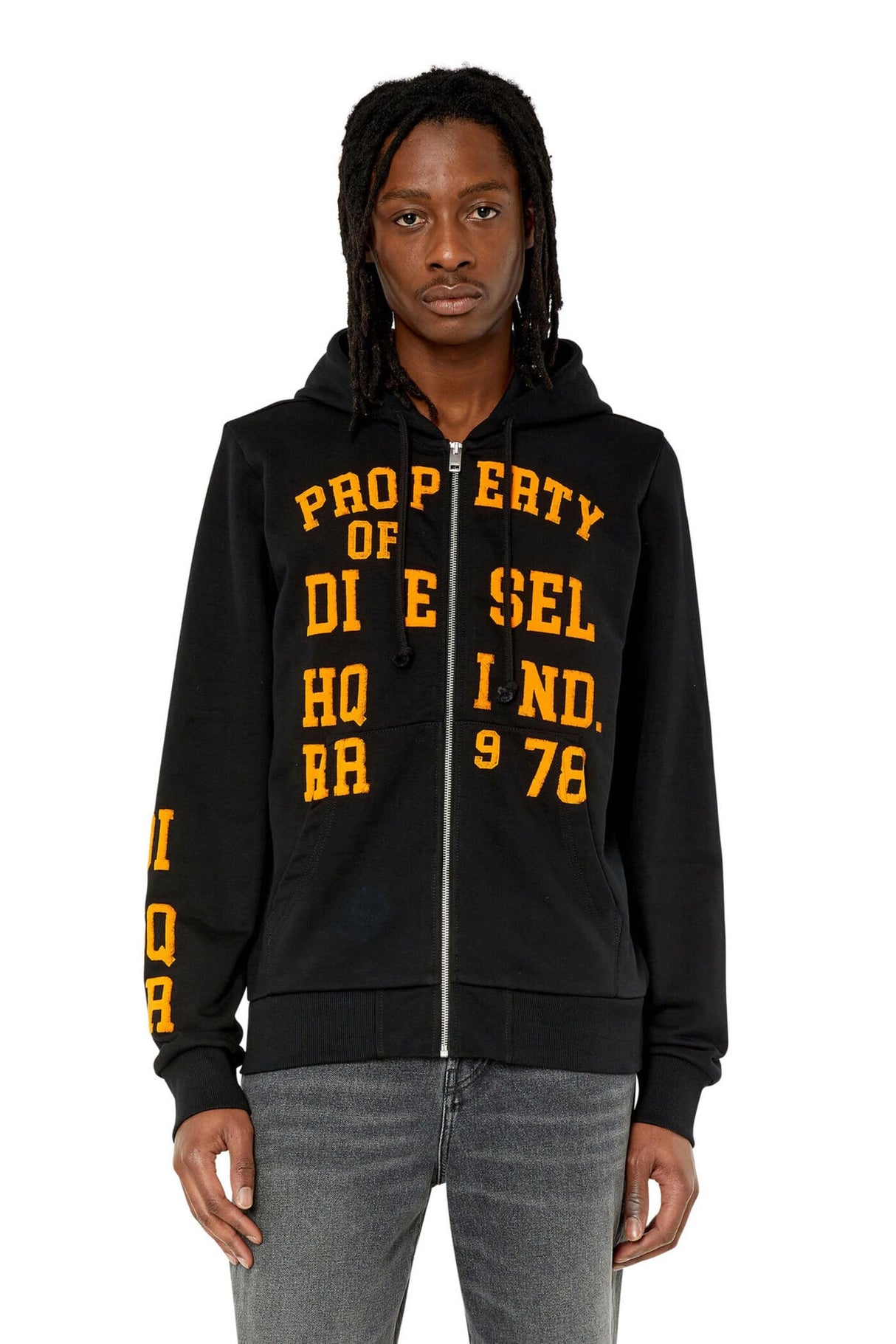 Diesel S-Ginn-Hood-Zip-k7 Sudadera, 0HAYT-9XX-0HAYT, M para Hombre