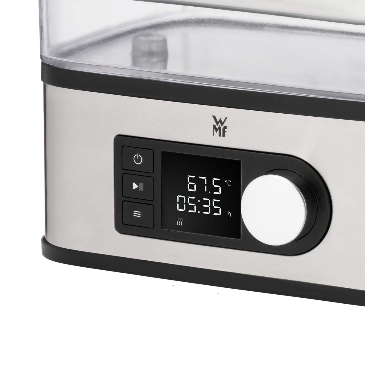 WMF Lono - Cocedora al vacio baja temperatura (entre 35º y 90º), 2 en 1, cocina al vacío y olla de cocion lenta, cocina profesional, tanque 6 l de TRITAN libre de BPA