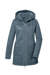 G.I.G.A. DX GW 63 WMN PRK Parka Reversible en Ante con Capucha, Storm Blue, 36 para Mujer