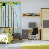 Shiito | Modelo Chelsea - Mesa de Estudio con 2 Cajones | Natural Grafito - 70.8 x 120 x 49.8 cm | Escritorio Sencillo y Moderno