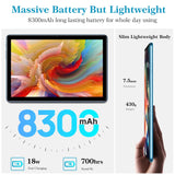 DOOGEE Tablet 10.1 Pulgadas, Tableta 15GB RAM 128GB ROM(1TB Expandible), Android 12 5G+2.4G WiFi |13MP+8MP |Pantalla HD IPS |8300mAh |Bluetooth 5.1| Bolígrafo Táctil Azul