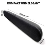 Xoro Altavoz estéreo para televisión HSB 70 con Bluetooth, 60 W de Potencia de Salida, AV IN, HDMI ARC, Reproductor Multimedia USB 2.0, Incluye Soporte de Pared, Mando a Distancia por Infrarrojos