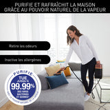 Calor Ixeo Power solución de enderezamiento todo en uno, 2170 W, Plancha con tabla Smartboard integrada 3 posiciones, Presión de una central de vapor de 5,8 bares, Hecho en Francia QT2020C0