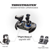 Thrustmaster T.Flight Hotas 4 Joystick con mando de potencia desmontable, para PS4, PS5 y PC