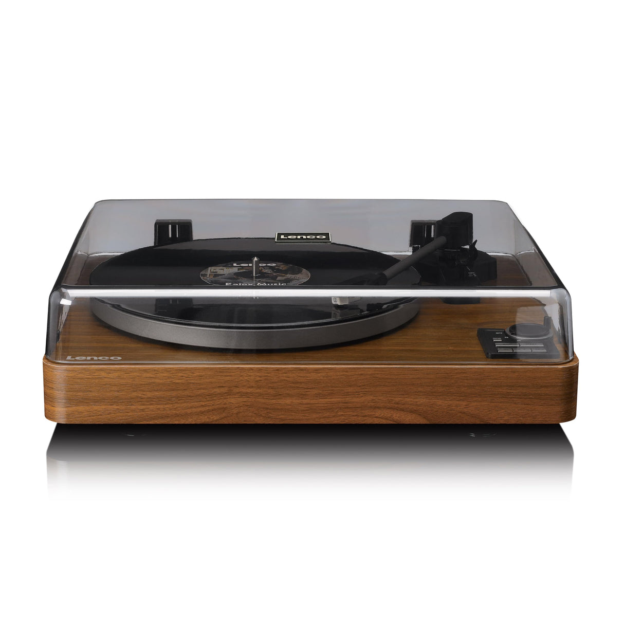 Lenco LBTA-165WD Tocadiscos totalmente automático - Bluetooth 5.3 - Carcasa de madera - Platos de metal y pastilla AT3600L - Arranque automático y retorno automático - 2 velocidades (33/45 rpm) -