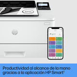 HP Impresora LaserJet Pro 4002dn 2Z605F (Impresión a Doble Cara Automática, Ethernet, USB 2.0, 1 Host USB, HP Smart App, Apple AirPrint, Mopria), Blanca y negra