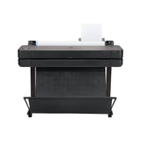 HP DesignJet T630 de 91 cm (5HB11D), Impresora de Gran Formato, Plotter, Estándar A4-A0, 76 Impresiones A1/h, Wi-Fi, Ethernet, USB, 2400x1200 dpi, Metal Reciclado, Garantía de 1 Año, HP Click, Negro