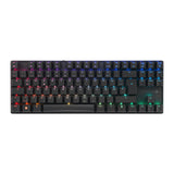 CHERRY MX 8.2 TKL Wireless, Teclado Gaming Inalámbrico sin Bloque Numérico, Disposición Alemania (QWERTZ), Bluetooth, 2,4 GHz & Cable, Switches MX2A RED, Negro